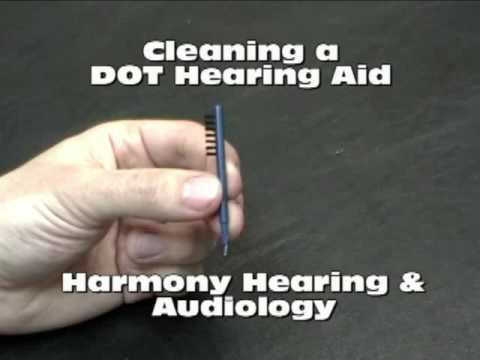 Cleaning a DOT Hearing Aid - Harmony Hearing