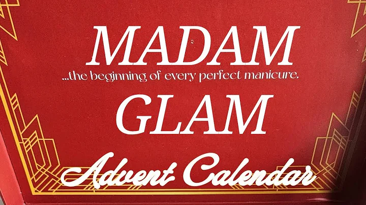 Unboxing Madam Glam 2025 Advent Calendar.