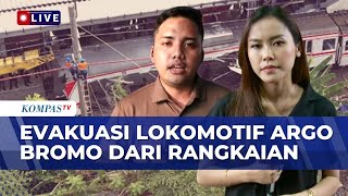 The KAI Team Evacuates the Argo Bromo Locomotive from the Commuter Line | KOMPAS PETANG