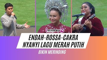 MERINDING! Cakra Khan, Rossa & Endah Laras Bikin Istana Bergetar Nyanyikan "Merah Putih"