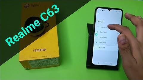 Realme C63: Change Language - How To Add Language on Realme C63