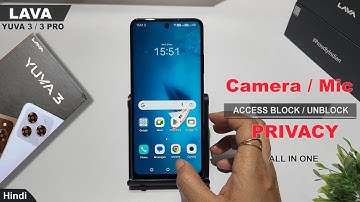 How to turn off camera access in lava yuva 3 pro | Lava yuva 3 set camera restrictions