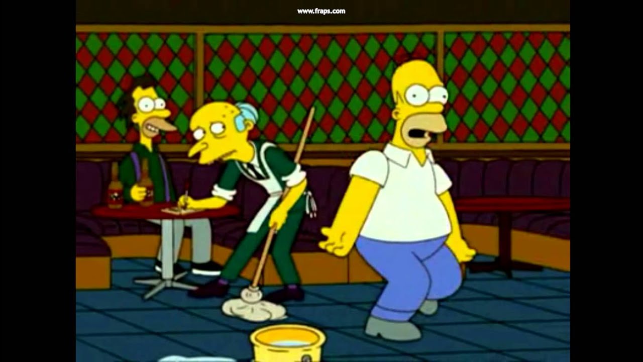 Les Simpsons Danse des connards YouTube