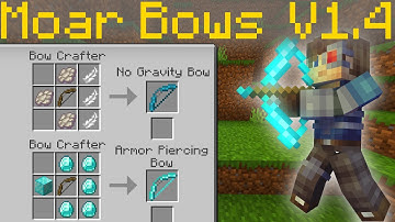 Powerful PVP Weapons! Moar Bows Update V1.4. Minecraft 1.16.2 Survival Datapack.