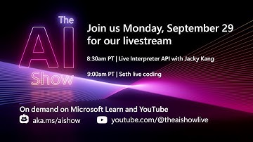 AI Show LIVE | Live Interpreter API & Seth live coding