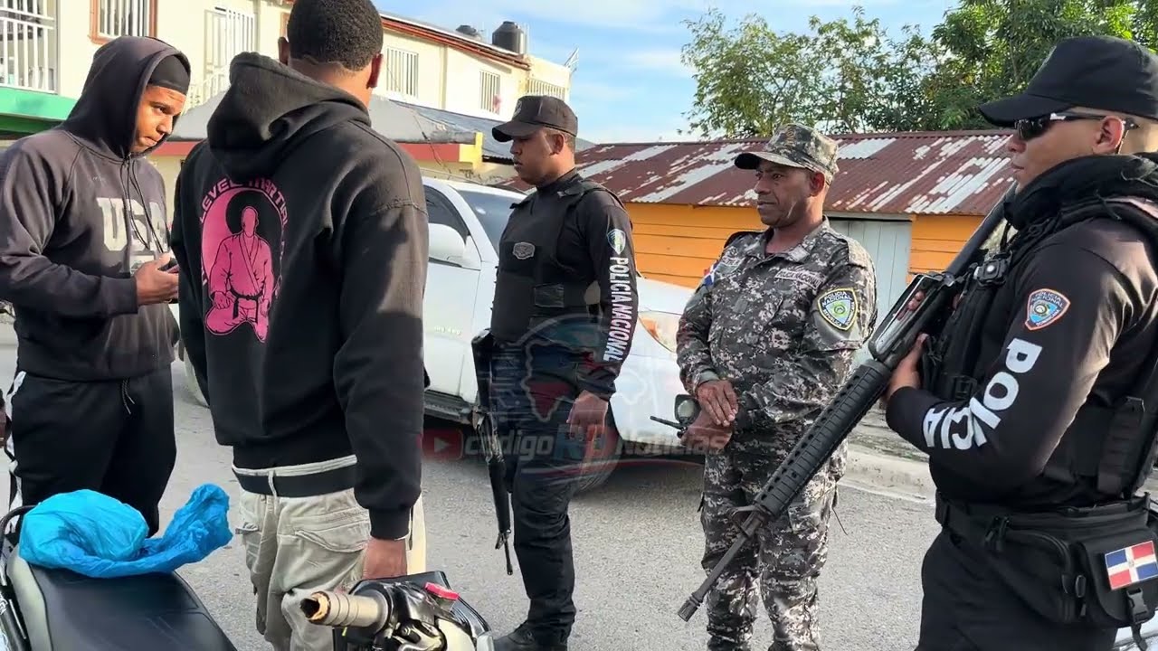 Operativo preventivo policía nacional. SFM