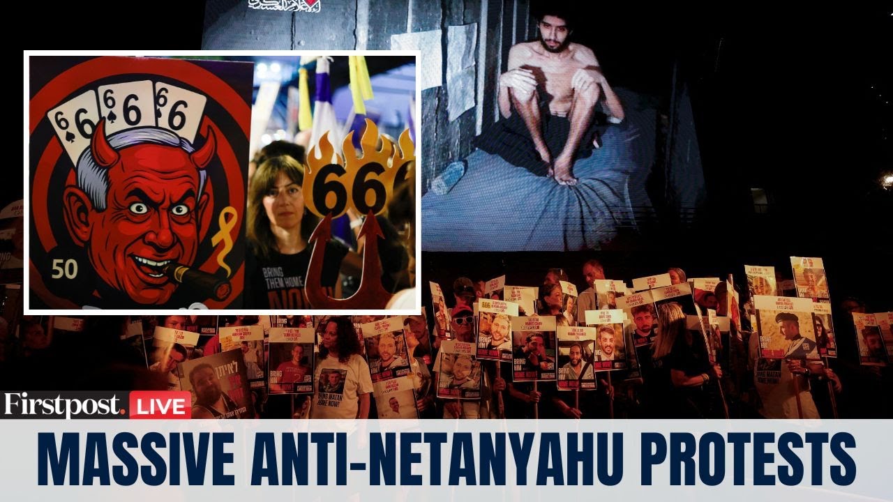 Israel Hamas War LIVE: Protests in Tel Aviv as Hamas Releases Video of Hostage Evyatar David | Gaza