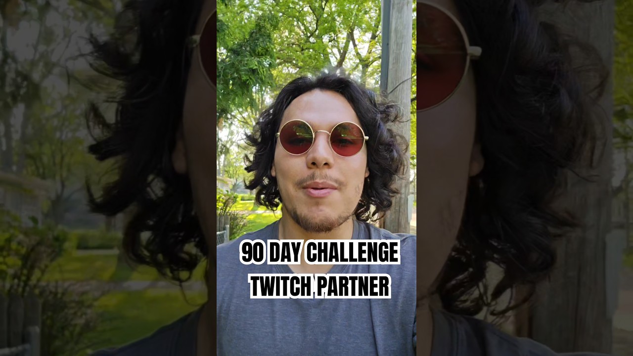 Shooting for Twitch Partner by September 2nd 