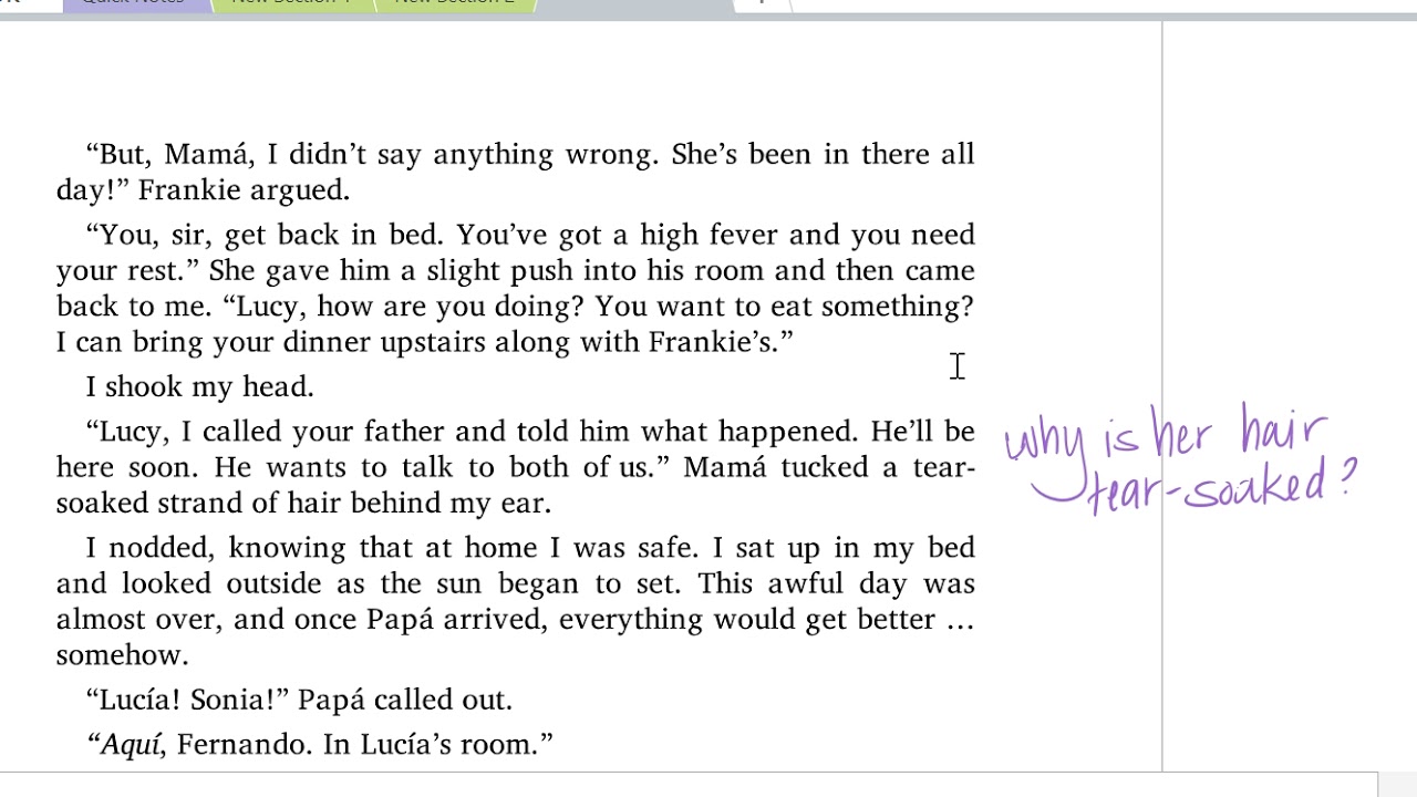 The Red Umbrella Chapter 7 Guided Annotations YouTube