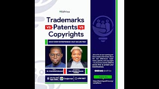 TRADEMARK VS PATENTS VS COPYRIGHTS | DR. EMMANUEL ODUMUSI &amp; BLESSING TOLULOPE, ESQ | 27TH SEPT, 2025