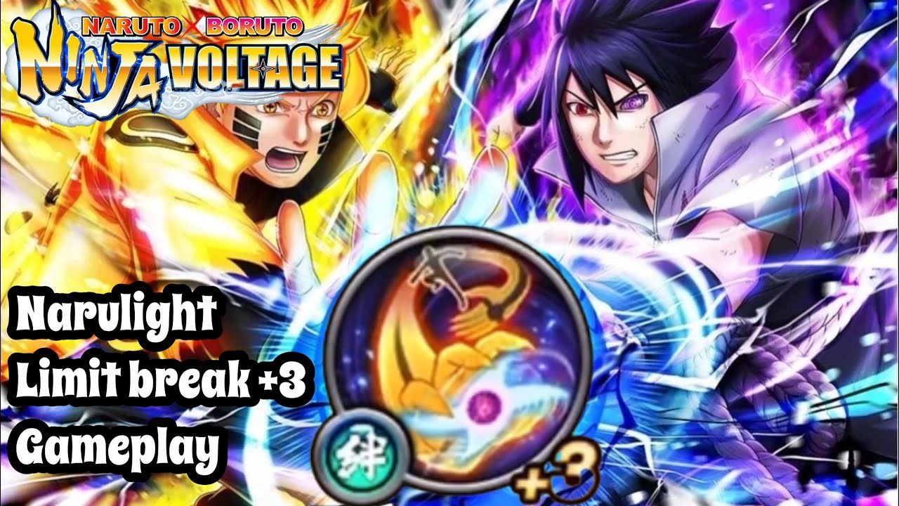 Naruto (six path sage mode: light) limit break +3 gameplay | Naruto X Boruto Ninja Voltage