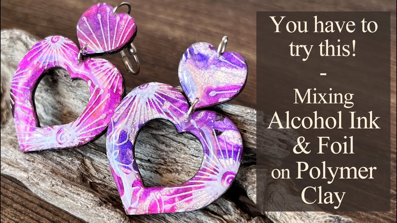 Вы пробовали сделать вот такие валентинки-серьги из полимерной глины?