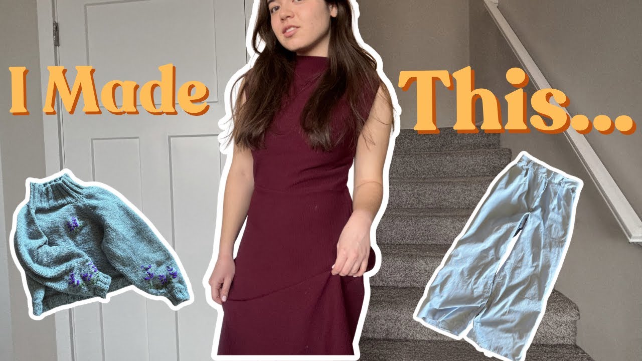 Styling Clothes I Sewed | Making My Dream Wardrobe | Sewing and Knitting Diaries 