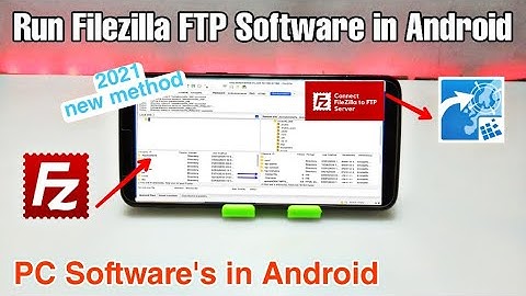 Filezilla Software Installed in Android Phone Using Exagear Windows Emulator 2022 | Pc Software