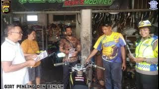 Visualisasi Satlantas Polres Buleleng,  Rabu 17 Januari 2024