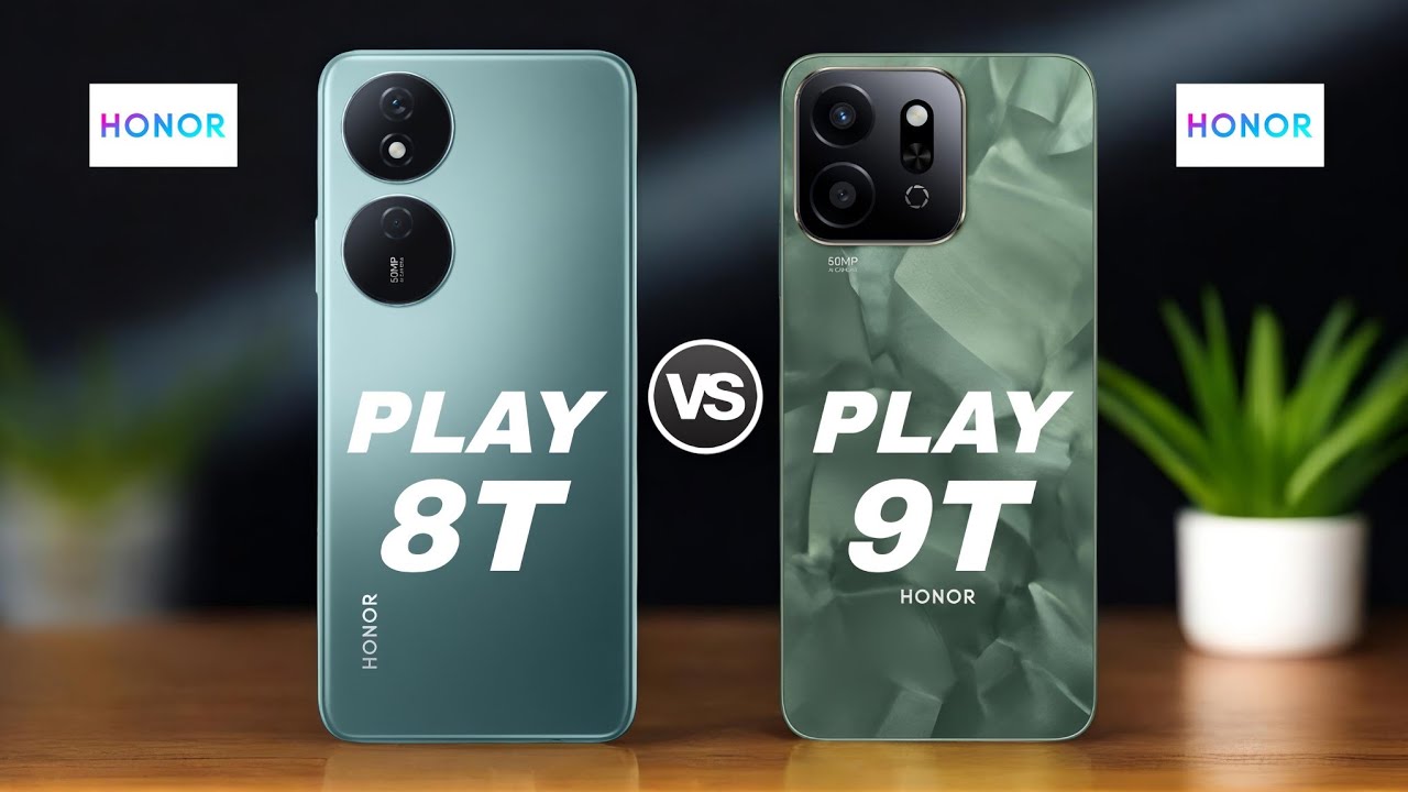 Honor Play 8T 5G Vs Honor Play 9T 5G - YouTube
