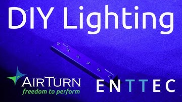 DIY Lighting Control with Entecc DMXis and AirTurn Bluetooth App Controllers