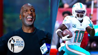 Michael Johnson: Noah Lyles Would DESTROY Tyreek Hill in a 100M Dash Race | The Rich Eisen Show