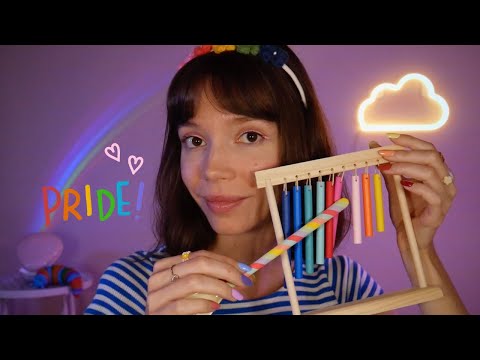 ASMR | Triggers 🌈 et affirmations pour le mois des fiertés