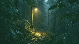 Rain On Forest Leaves for Drifting Off to Sleep | Natural Forest Rain ASMR