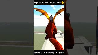 😱🤯Top 3 Secret Cheap Codes in Indian Bike Driving 3D 😱🔥 | Dragon Ride Cheat Codes #bashscripting