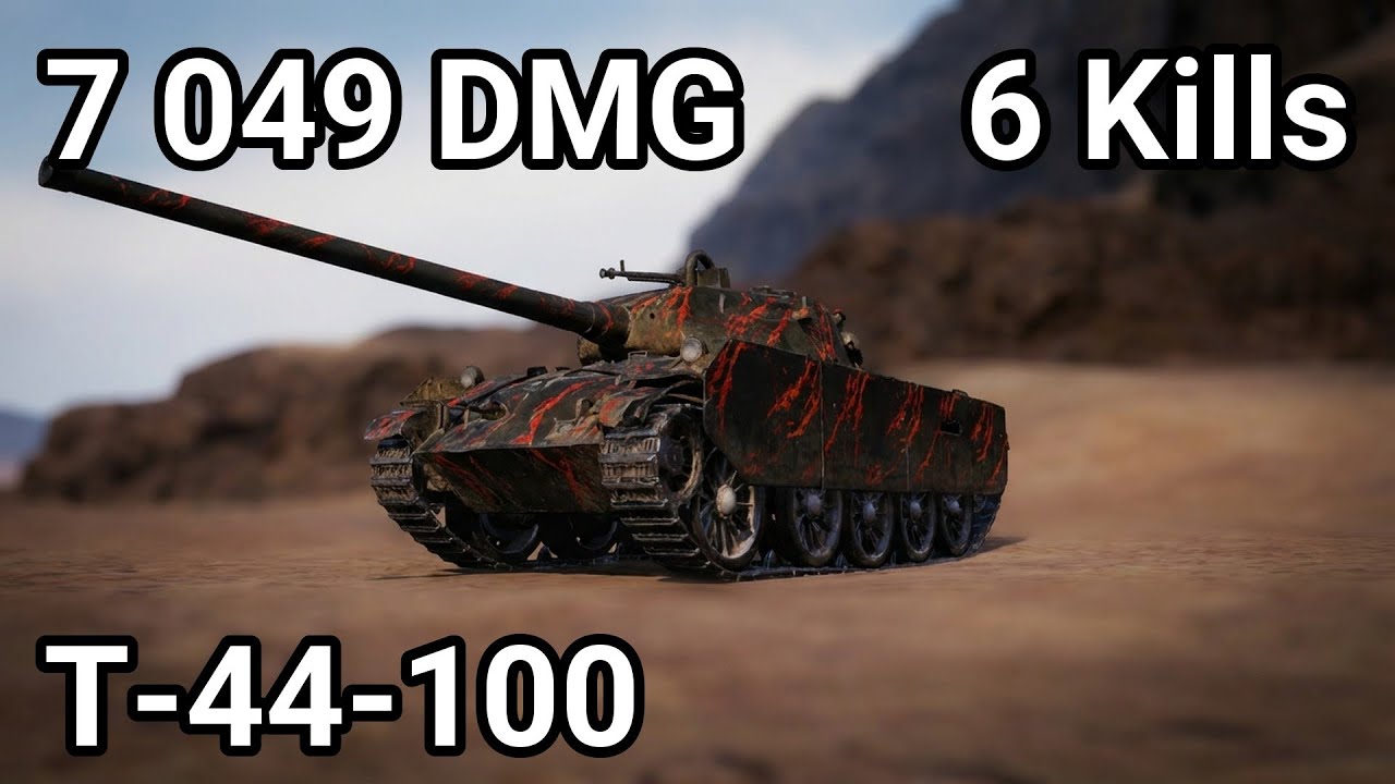 T-44-100: 7K DAMAGE 6 KILLS - THE SOVIET MASTERPIECE | WoT