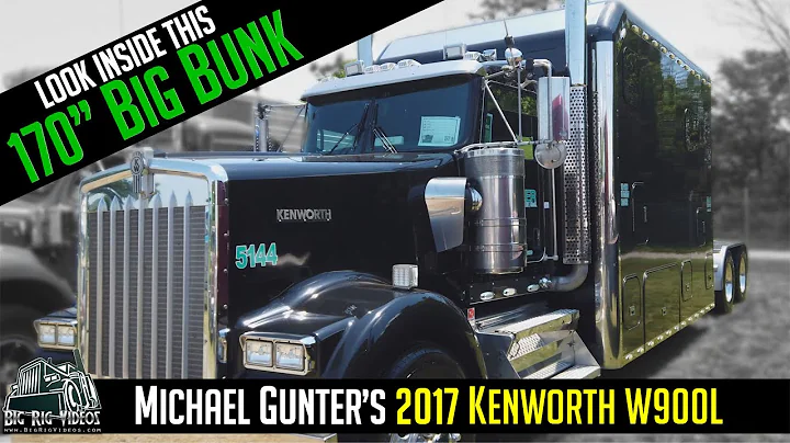 Michael Gunter's 170" Big Bunk 2017 Kenworth W900L