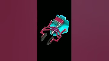 Robot Gripper 3D Animation 🎯... #engineer #engineering #machanical