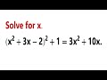 Solve the quartic equation. | Use a simpler approach.