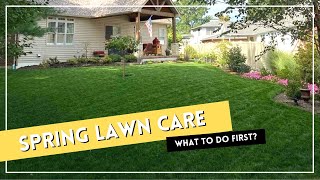 Spring Lawn Care - What To Do FIRST? by The Bullock Family 297 views 3 years ago 9 minutes, 17 seconds