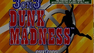 3 On 3 Dunk Madness (Video System Co. 1996)  Attract Mode 60fps