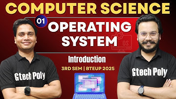 Operating System L-01 | Introduction | 3rd Sem by Deepak Sir BTEUP 2025