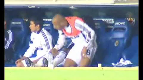 Faubert asleep during the game real madrid  full HQ