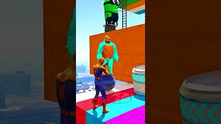Spider-Man’s Epic Water Stunts Gone Wrong! 😂 | GTA 5 Ragdoll Fails Ep. 153 #gta5 #superherostunts