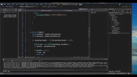 [업비트 자동매매 C# winform] [로그인 기능][#3-4]