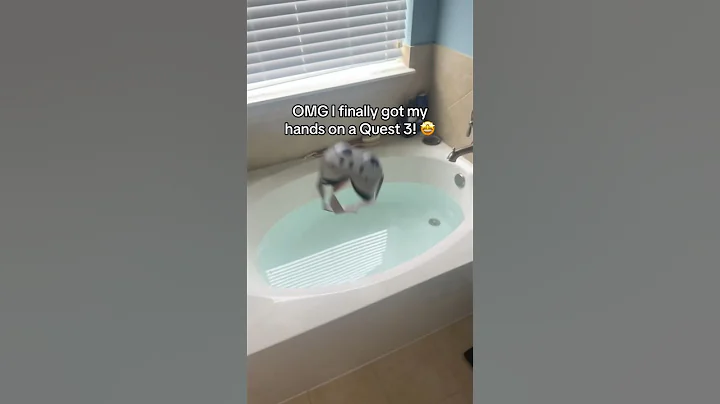 The first thing I did with a Quest 3 VR Headset!