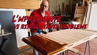 verniciare con Impregnante per legno