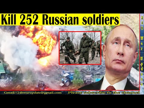 Ukraine destroys more than 10 weapons depots and kills 252 Russian soldiers, PUTIN panics in defeat