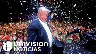 En video: El discurso completo de AMLO desde el Zócalo tras ganar la elección presidencial en México