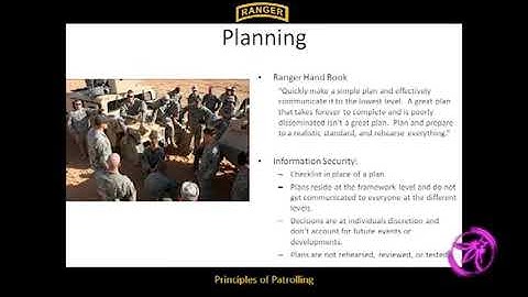Principles of Patrolling   Applying Ranger School to Information Security