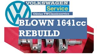 Seized VW 1641cc engine rebuild
