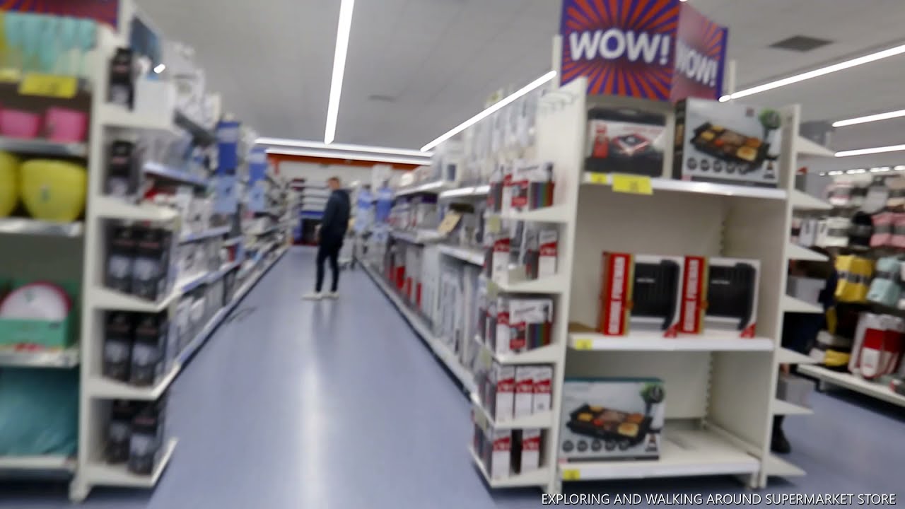 EXPLORING AND WALKING AROUND SUPERMARKET STORE YouTube