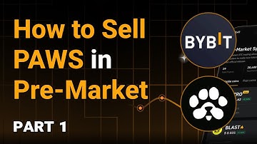 How to Sell PAWS in Pre-Market on Bybit