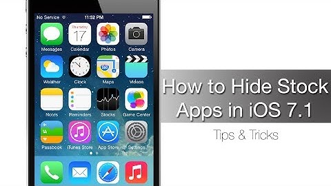 Easy way to Hide Stock Apps in iOS 7.1 - iPhone Hacks
