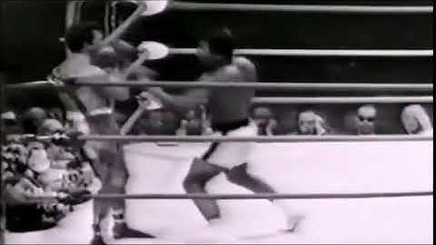 Muhammad Ali, 12 punch combination in 3.8 seconds vs Brian London twisting with each punch