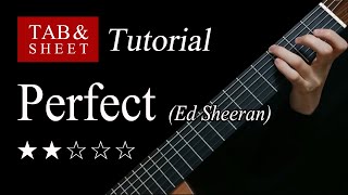 Video thumbnail of "Perfect (Ed Sheeran) - Fingerstyle Lesson + TAB"