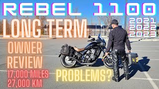 Rebel 1100 owner review: Longterm 17,000 Miles / 27,000 KM