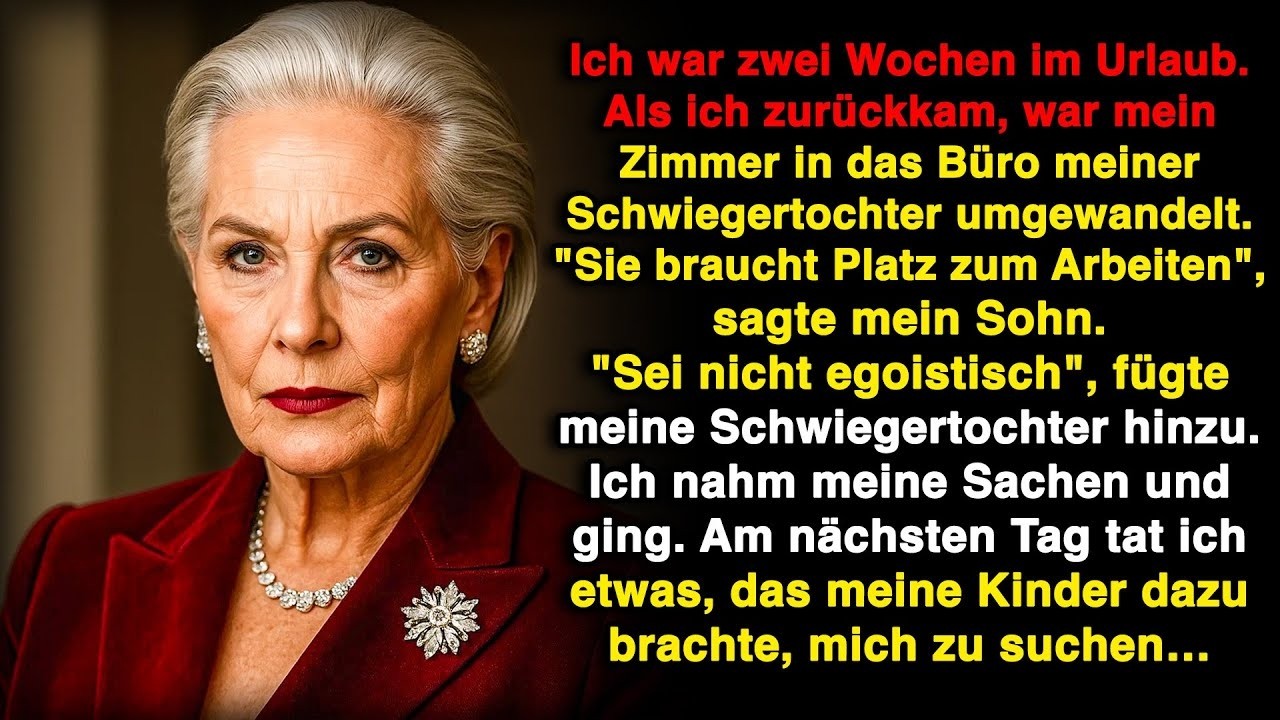 Als ich aus dem Urlaub kam, war mein Zimmer nicht mehr meins  Dann tat ich das! Unerwartet