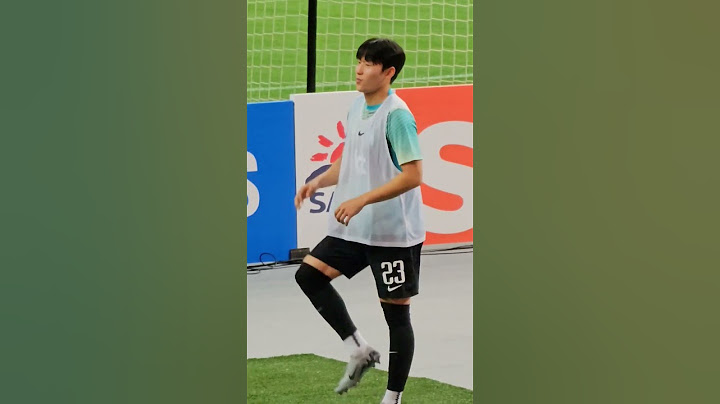 경기에 집중하면서 몸푸는 준호 #배준호 #240606 #싱가포르vs대한민국 #아시아2차예선