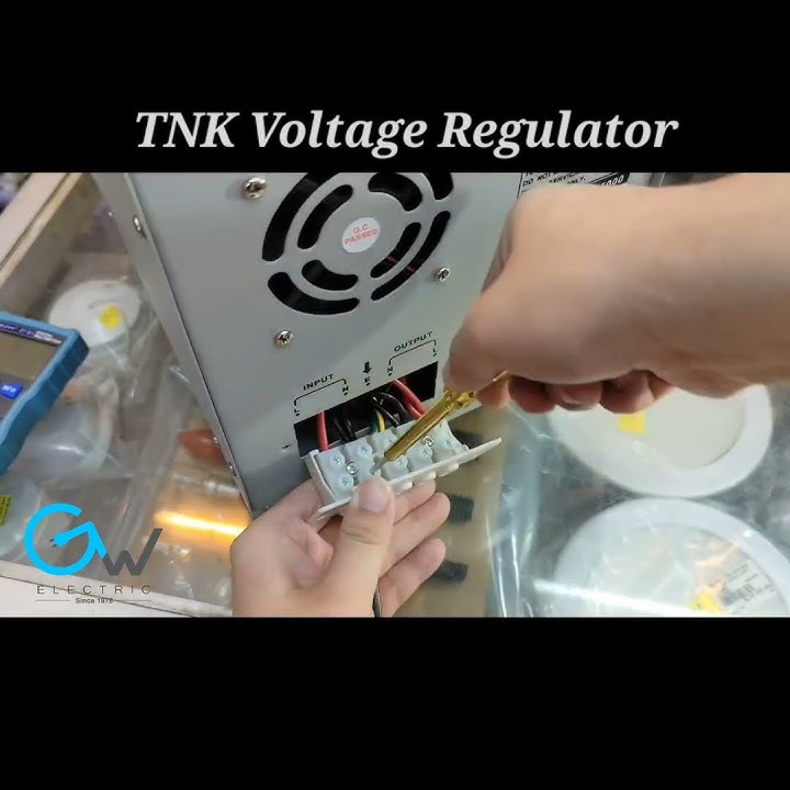 TNK Voltage Regulator Wire Installation TDR3000 TDR5000 #TNK